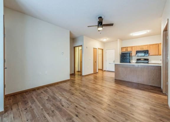 Wooden flooring at Zen Chaska, Minnesota, 55318