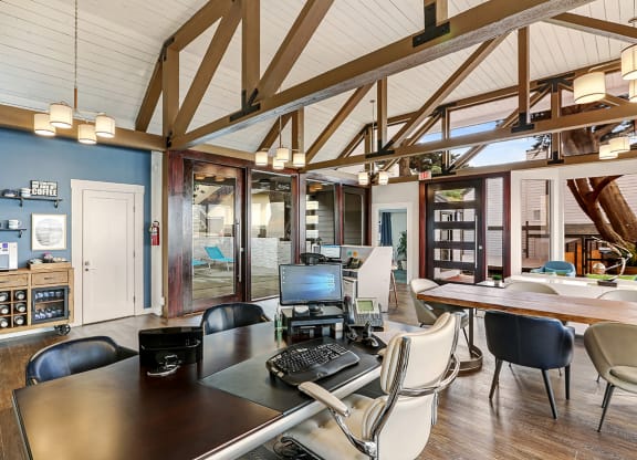 Leasing office  at OceanAire Apartment Homes, California