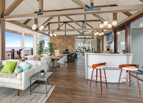 Oceanaire lobby  at OceanAire Apartment Homes, California, 94044