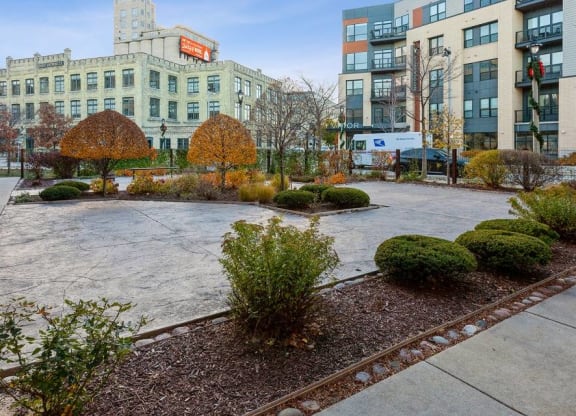 Courtyard at Blue Ribbon Lofts, Milwaukee