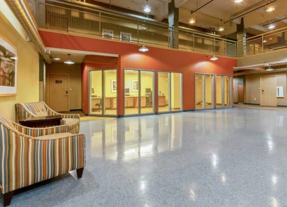 Lobby With Seating at Blue Ribbon Lofts, Milwaukee, 53205