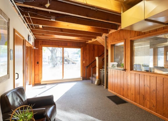 Lobby at ReNew at Neill Lake, Minnesota