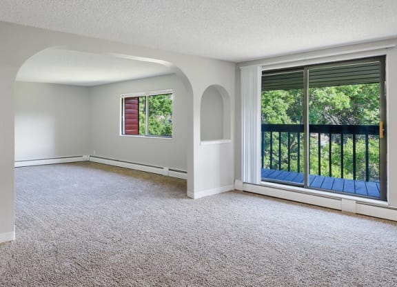 Carpeted Living Area at ReNew at Neill Lake, Eden Prairie, Minnesota