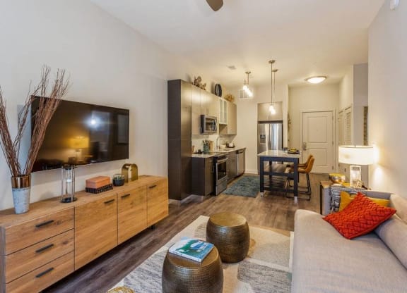 Modern Living Room at Arrive Federal Hill, Baltimore, MD