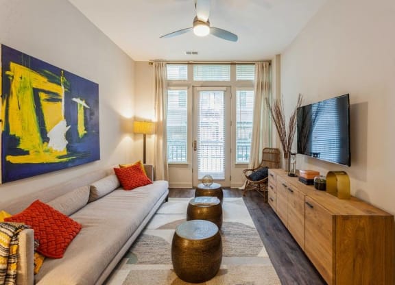 Spacious Living Room at Arrive Federal Hill, Baltimore, 21230