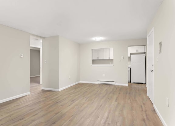 Unfurnished Living Area at Flats at Merrill Pond, Worcester, 01607