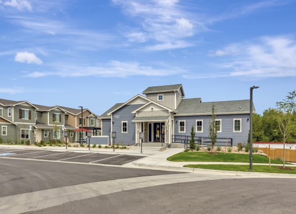 Exterior of Arrive Longmont Leasing Center and Community