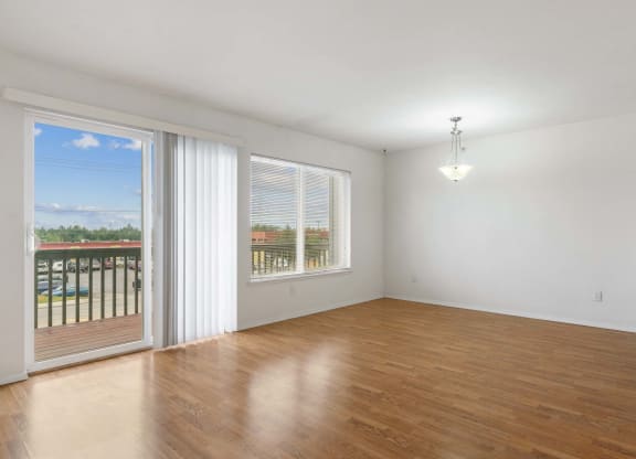Living Room at ReNew Bayshore Townhomes, Anchorage