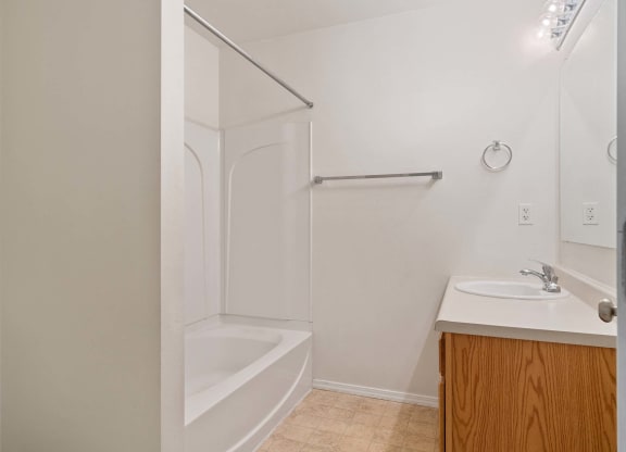 Bathroom at ReNew Bayshore Townhomes, Anchorage