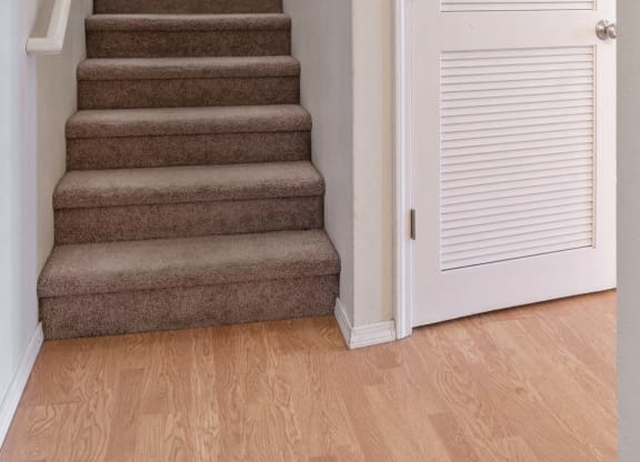 Stairs at ReNew Bayshore Townhomes, Anchorage