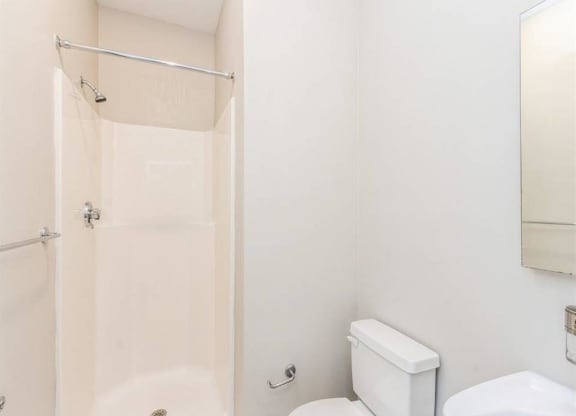 Bathroom at Rising Sun Mills, Providence, RI