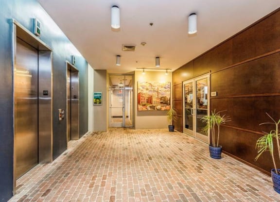 Lobby at Rising Sun Mills, Rhode Island