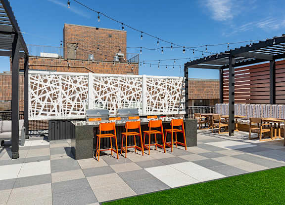 Rooftop Patio at The Venue on Knox Apartments, Minnesota