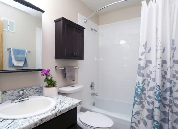 Bathroom at The Reserve on Washington, Naperville