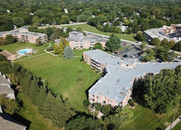 Aerial View at The Reserve on Washington, Illinois