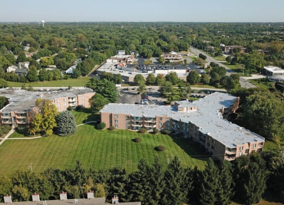Aerial View at The Reserve on Washington, Illinois