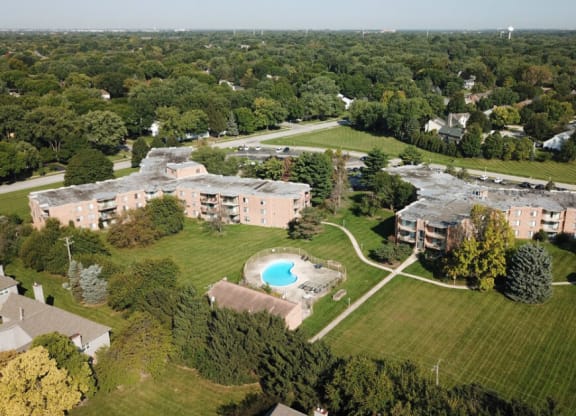 Aerial View at The Reserve on Washington, Illinois