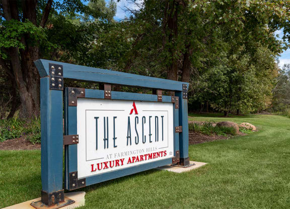 Property Signage at Ascent at Farmington Hills, Farmington Hills, Michigan