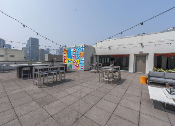 Rooftop at West77, Chicago, Illinois