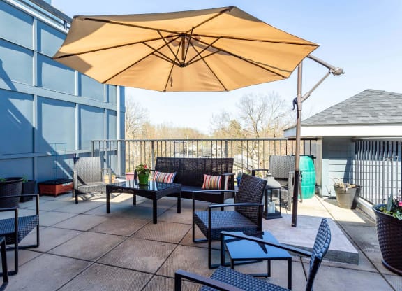 our apartments showcase a beautiful rooftop terrace