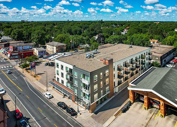 Aerial View at Zest, Minneapolis, MN, 55419