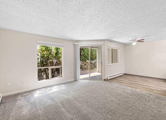 Spacious living room space