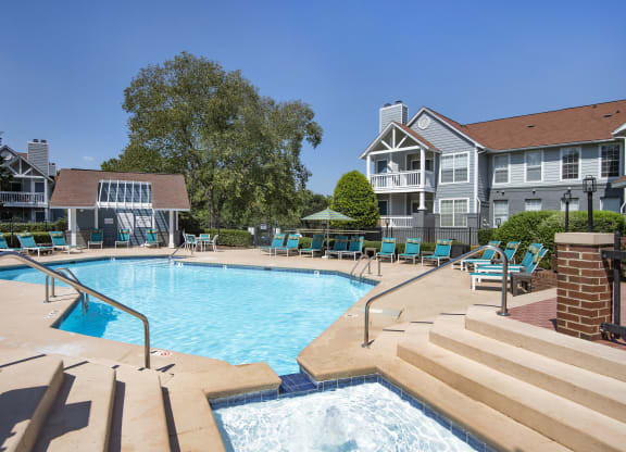 take a dip in our resort style pool