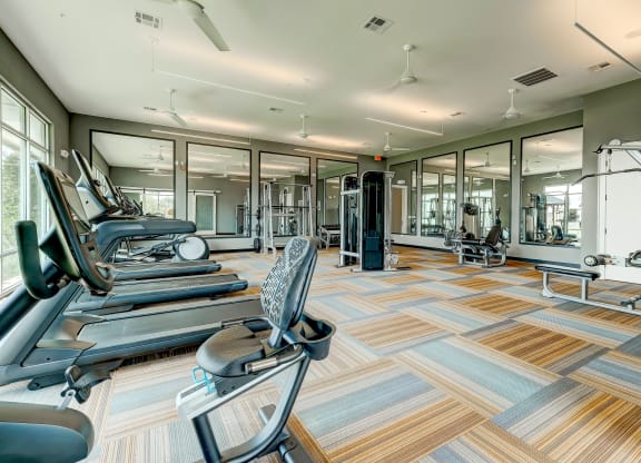 24hr Fitness Center with Weight Machines