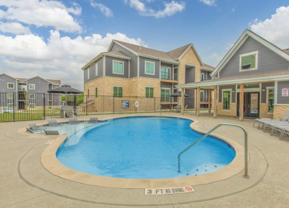 Community Pool at Sendero Ridge Apartments Kerrville