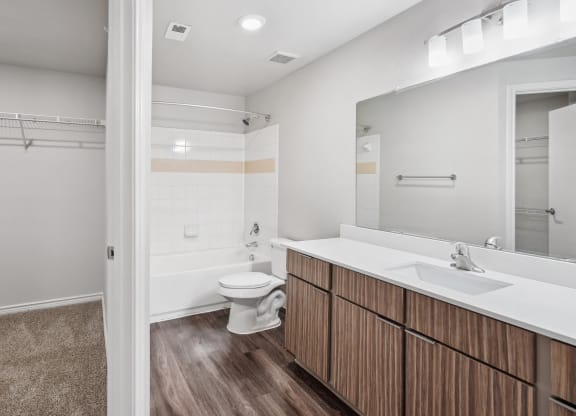 a bathroom with a toilet and a sink and a mirror