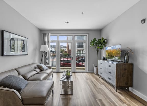 Spacious Living Room at Harbor Pointe, Bayonne, 07002