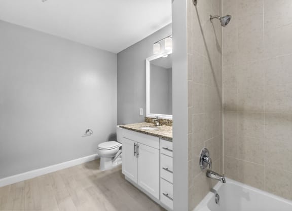 Bright Bathroom at Harbor Pointe, Bayonne, 07002