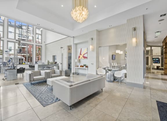 a view of the lobby at Harbor Pointe, Bayonne, 07002