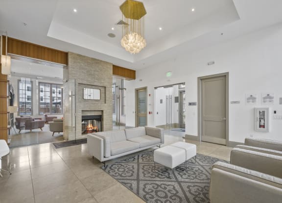 a view of the lobby at Harbor Pointe, Bayonne, 07002