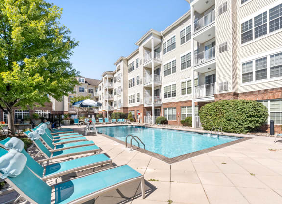 our apartments offer a swimming pool  at The Lena, Raritan