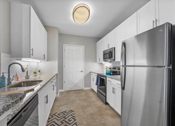 Fully Equipped Kitchen at The Lena, Raritan, New Jersey