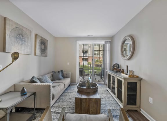 Living Room Interior at The Lena, Raritan, NJ, 08869
