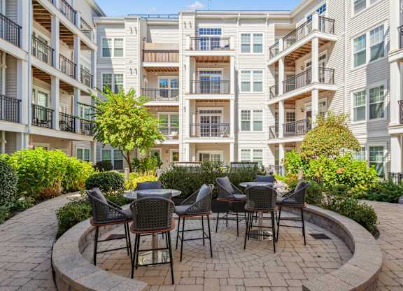 Outdoor Patio at Metro 303, Hempstead, NY, New York 