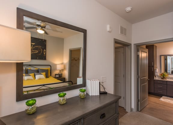 the enclave at homecoming terra vista bedroom at The Whitworth, Williamsburg, Virginia