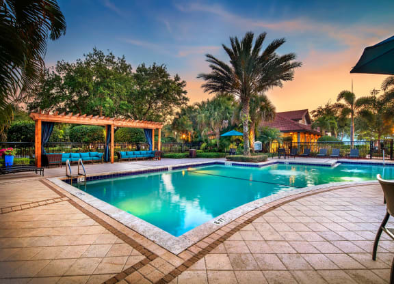 the swimming pool at the resort at turf at The Villas at Ibis Landing, Parkland