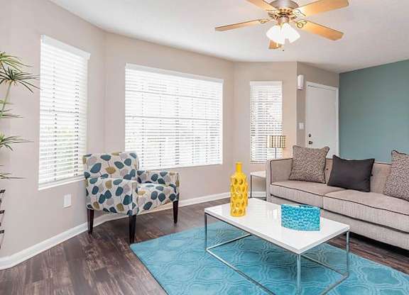 Living Room at Bradford Pointe, Augusta, GA