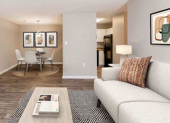 Modern Living Room at Westbury Creek, Georgia, 30909