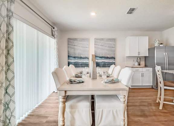 Dining And Kitchen at Seaboard at Sidbury Station, North Carolina