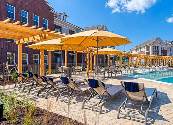 our apartments offer a swimming pool at Canopy at Ginter Park Apartments in Richmond, VA