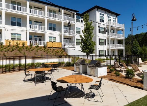 Outdoor Living Spaces at The Quincy Apartments, Georgia, 30102