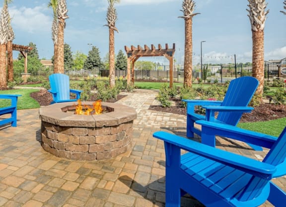 Fire Pit at Residence at Riverwatch, Augusta, GA