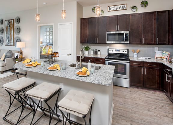 Fully Equipped Kitchen at Residence at Riverwatch, Georgia, 30909