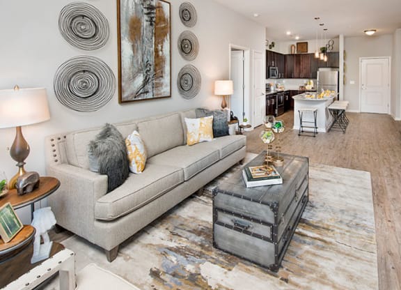 Modern Living Room at Residence at Riverwatch, Augusta