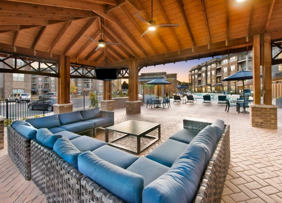 Shaded Lounge at Residence at Riverwatch, Georgia, 30909