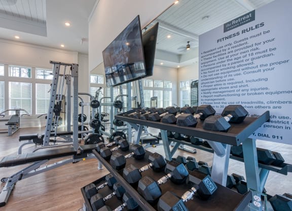Modern Fitness Center at Retreat at Arden Farms, Arden, NC